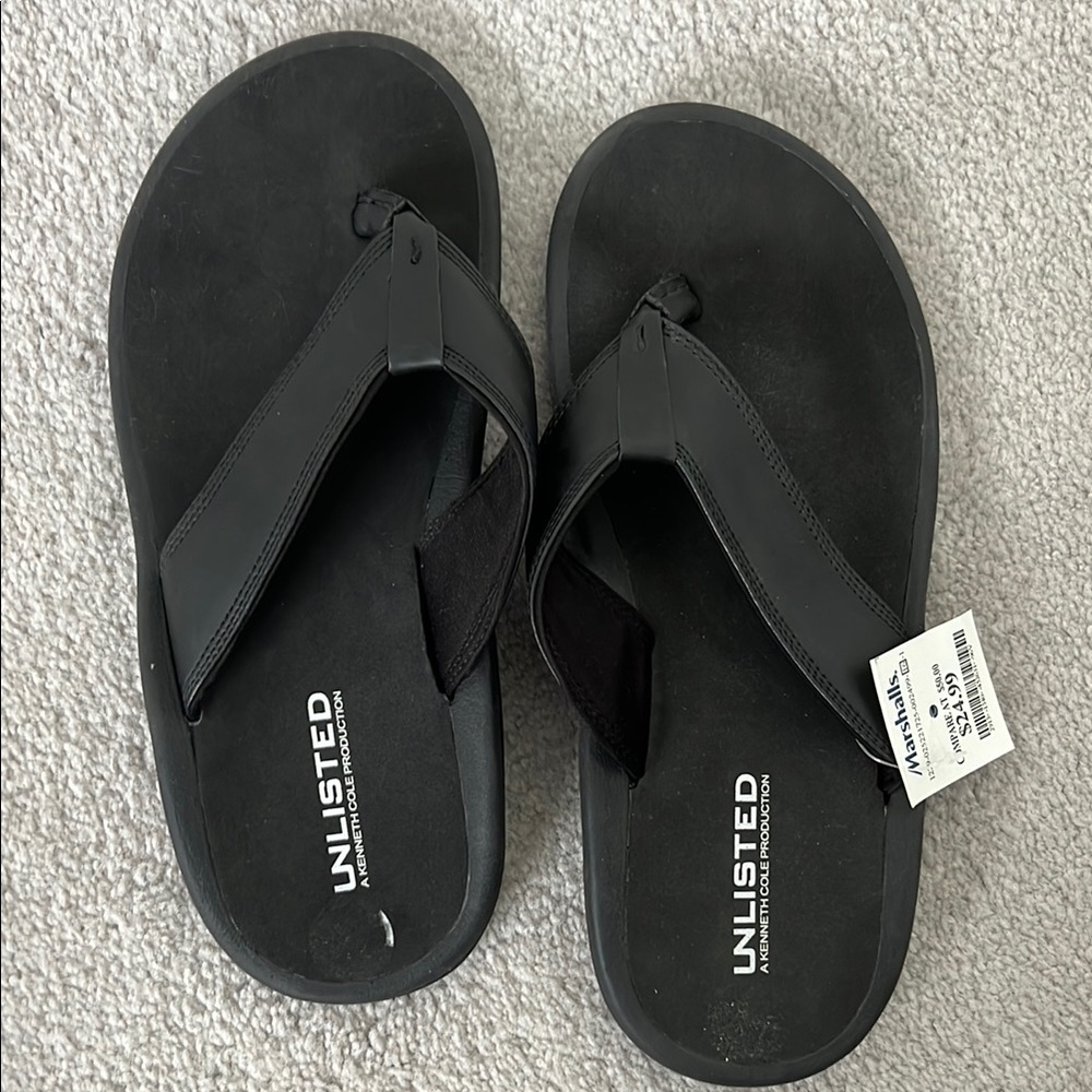 Unlisted Black Men’s Flip Flops size 12